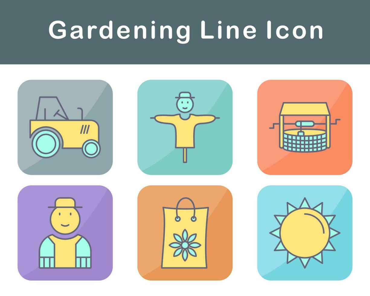 Gardening Vector Icon Set