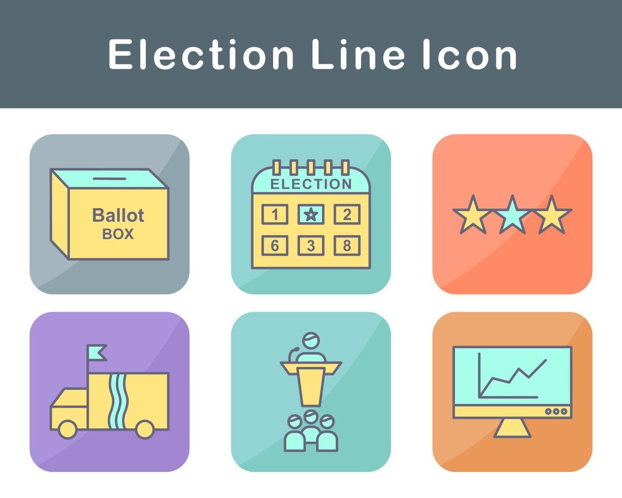 Election Vector Icon Set