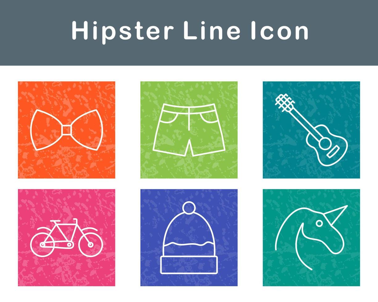 Hipster Vector Icon Set