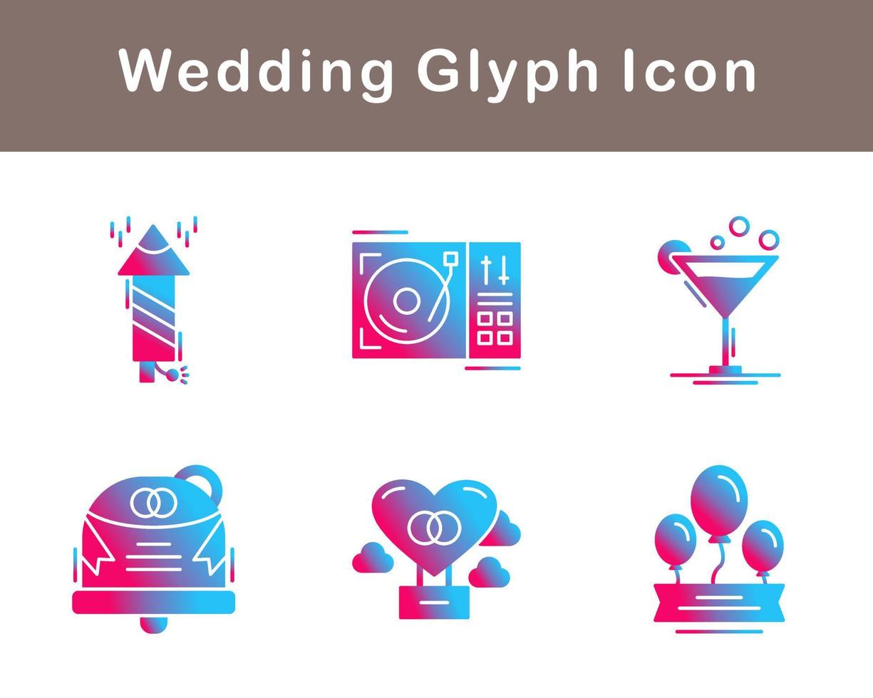 Wedding Vector Icon Set