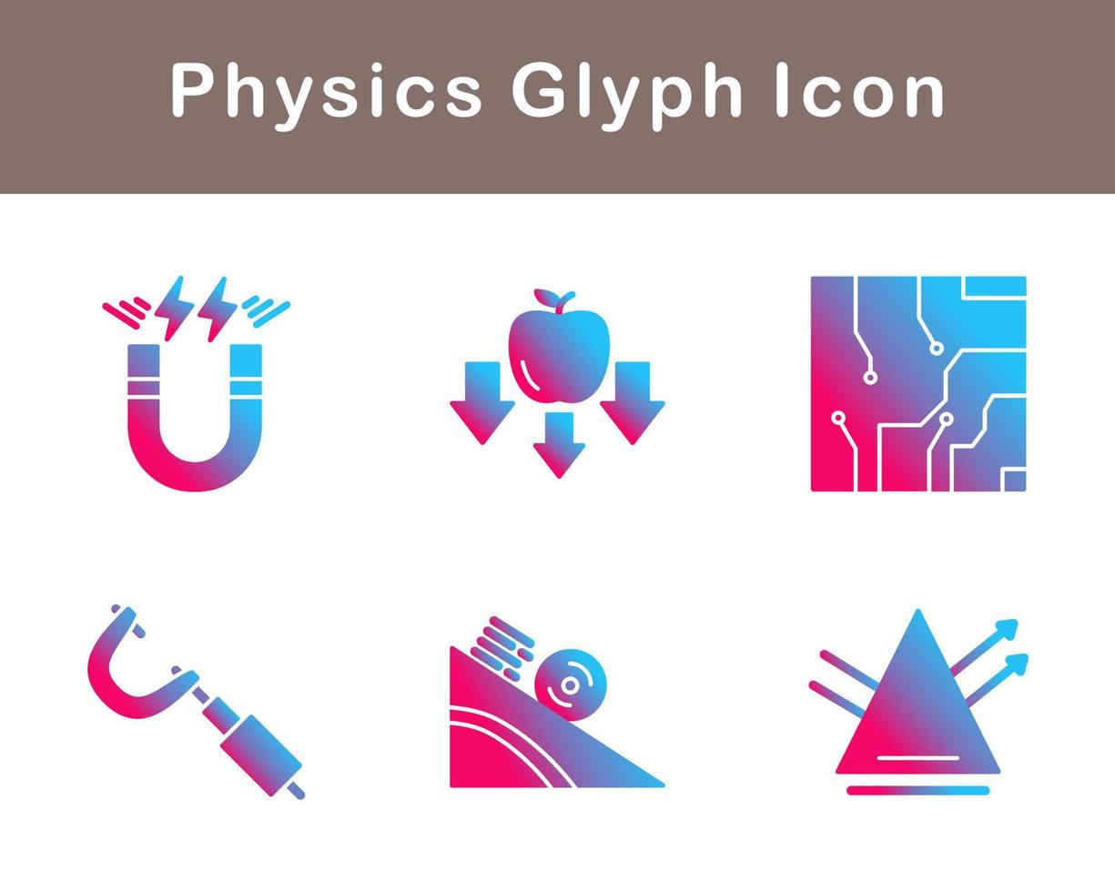 Physics Vector Icon Set