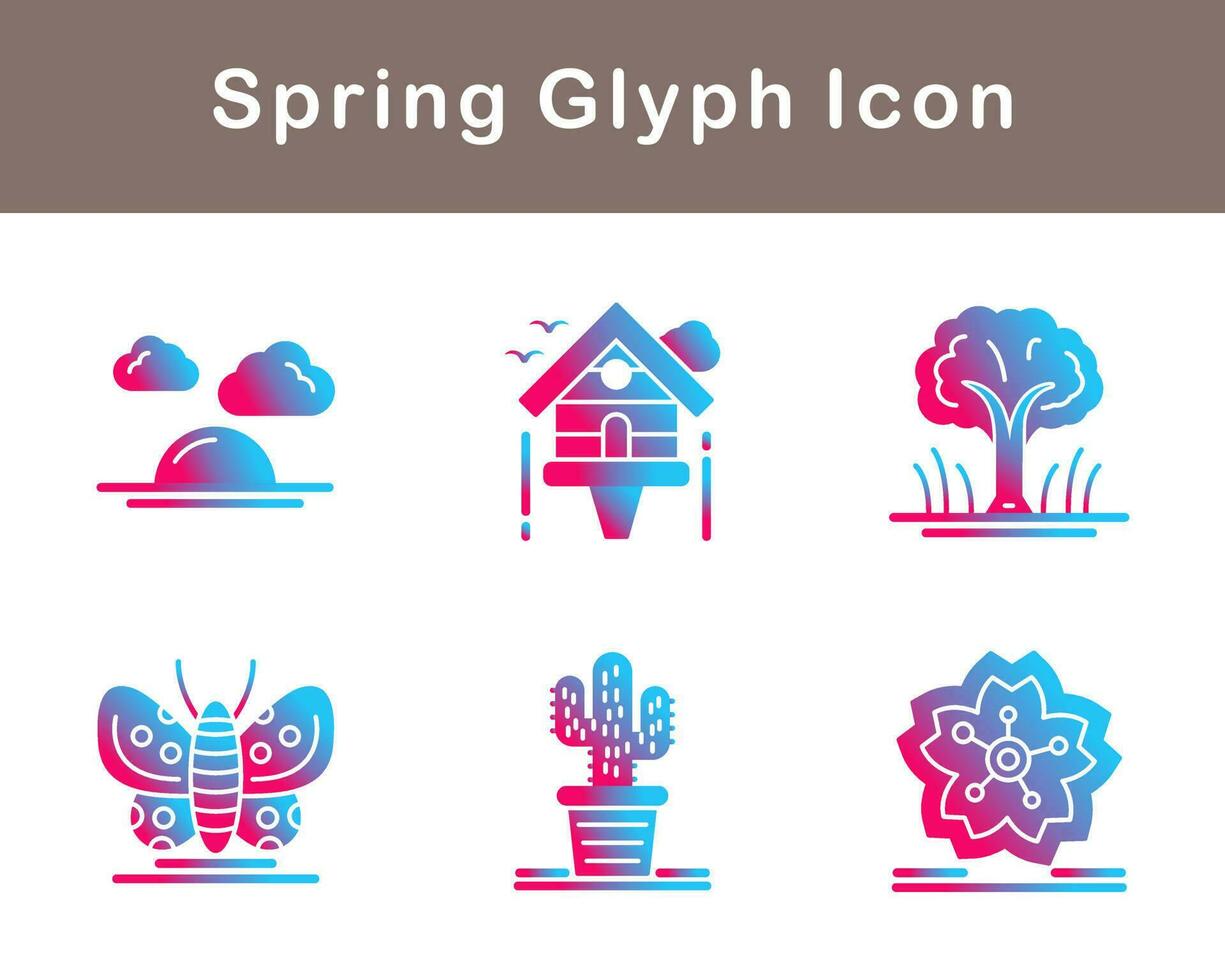 Spring Vector Icon Set