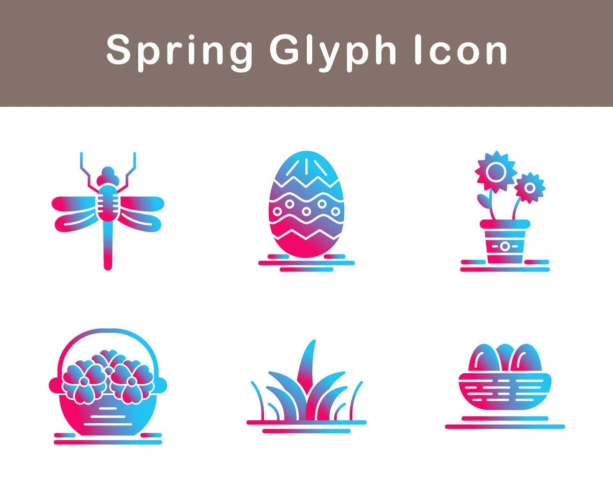 Spring Vector Icon Set