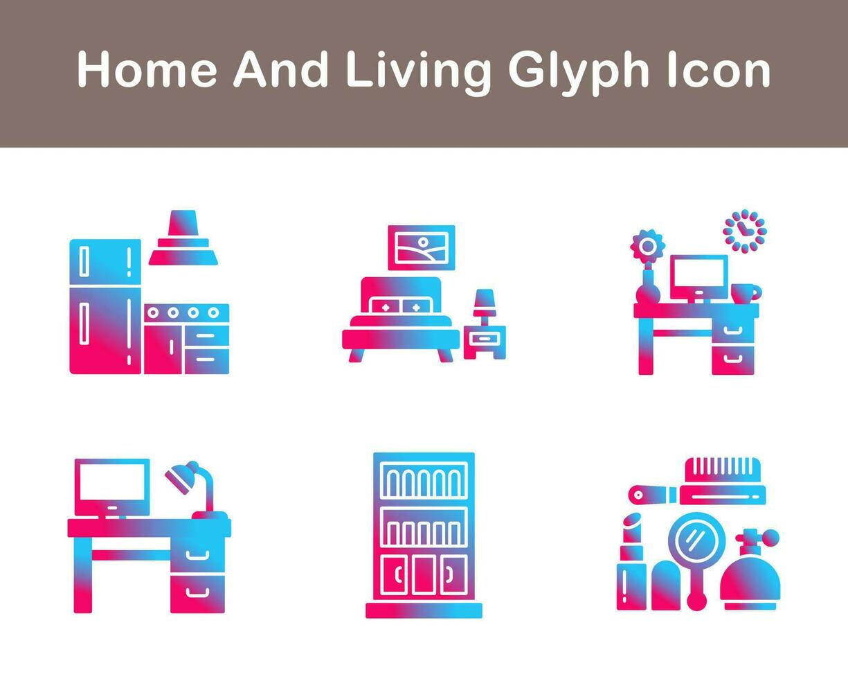 Home And Living Vector Icon Set
