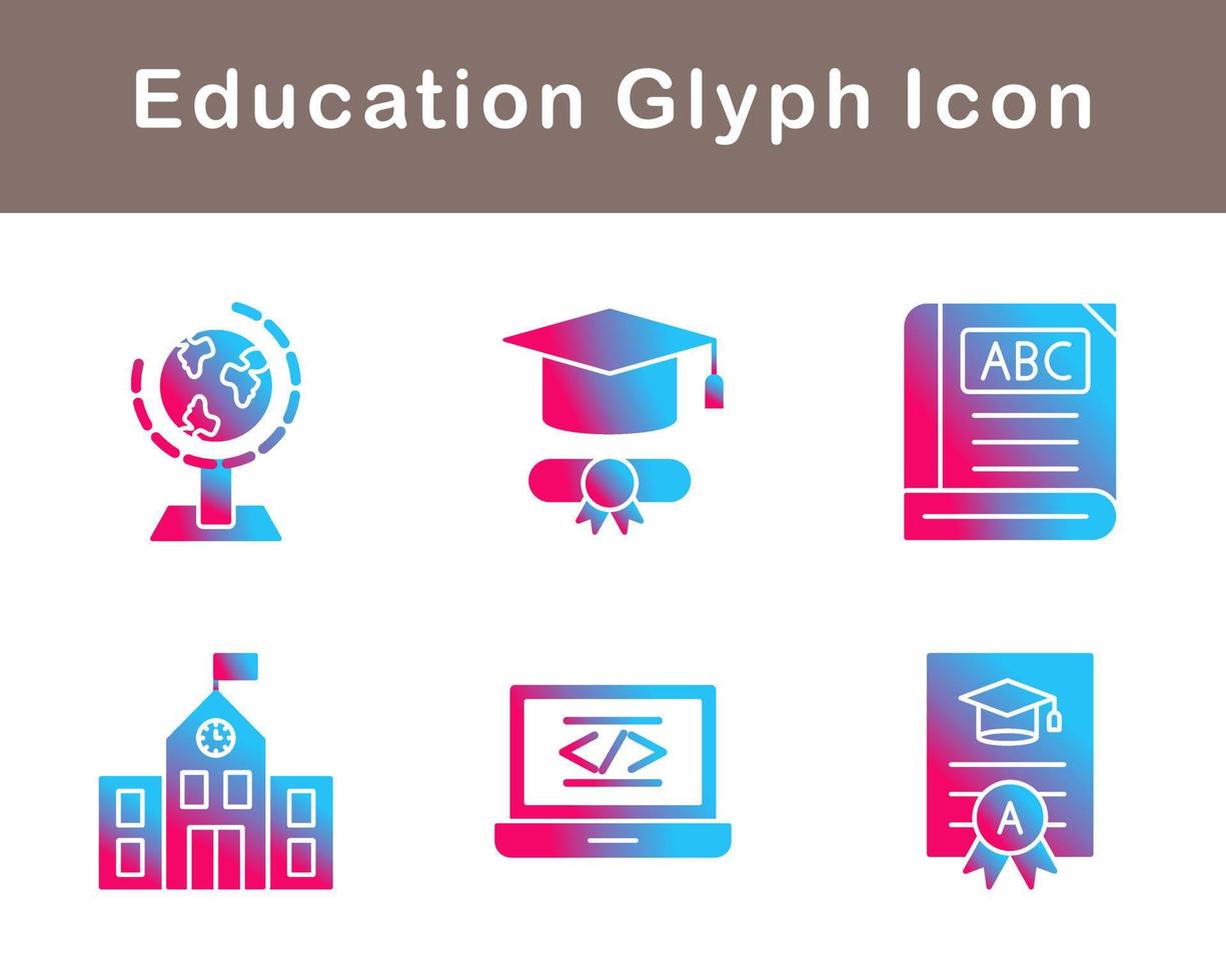 Education Vector Icon Set