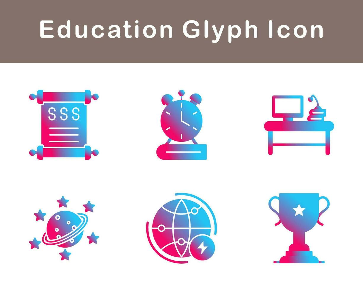 Education Vector Icon Set