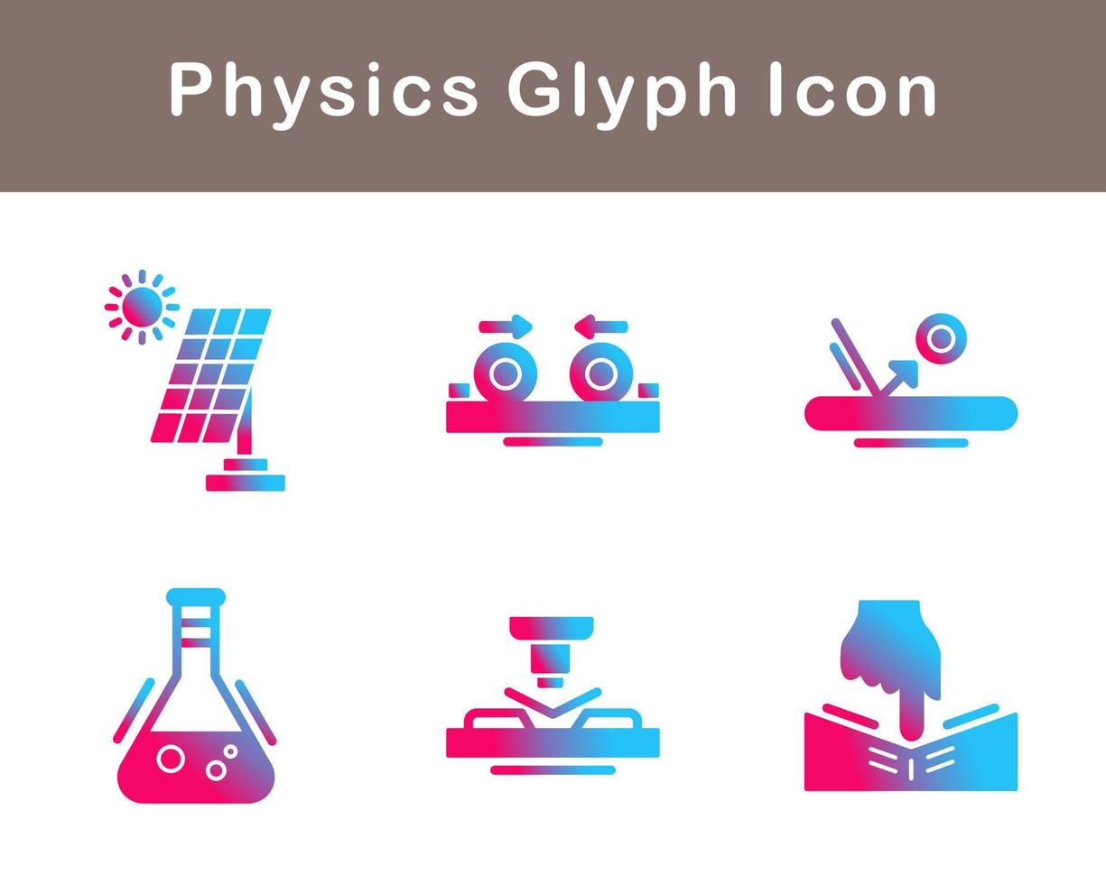 Physics Vector Icon Set