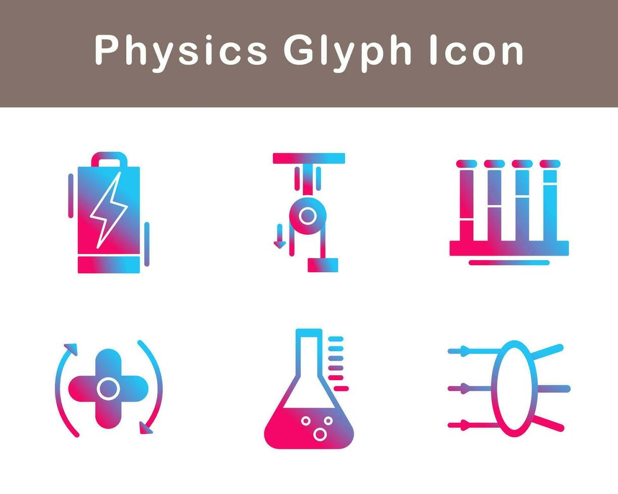 Physics Vector Icon Set