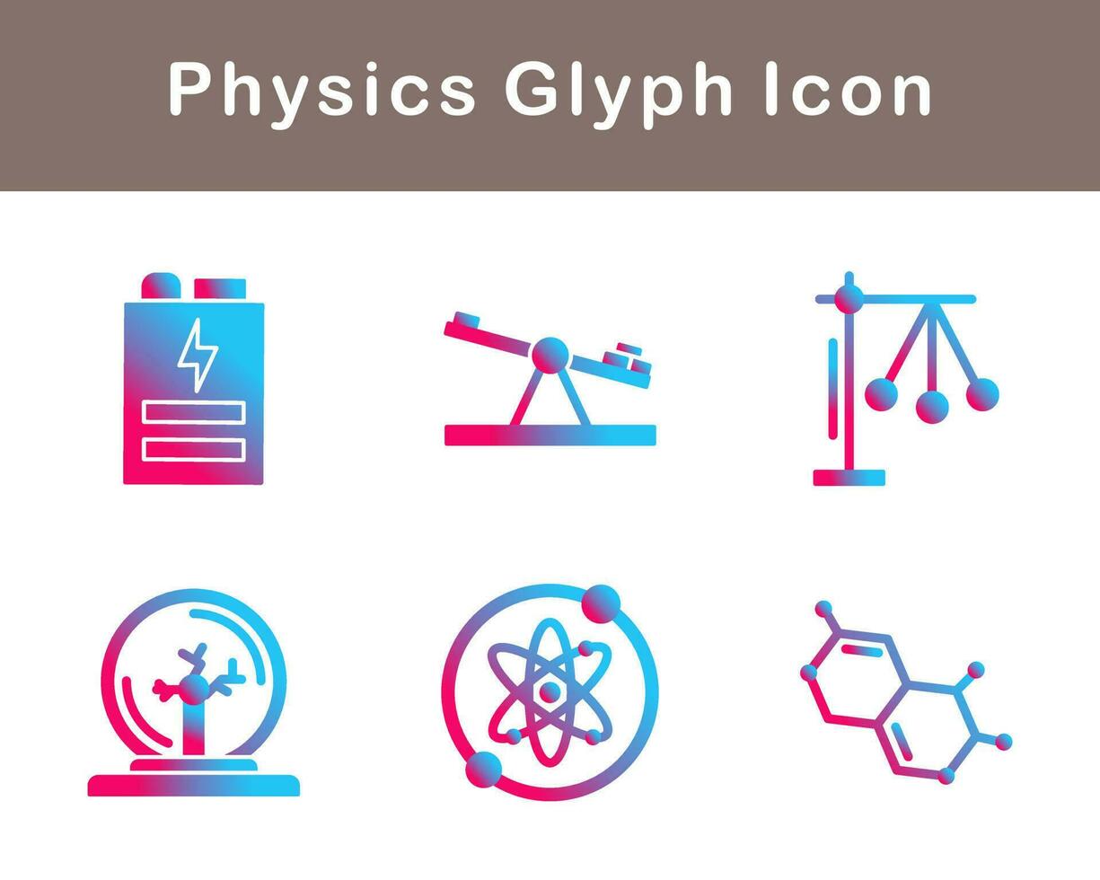 Physics Vector Icon Set