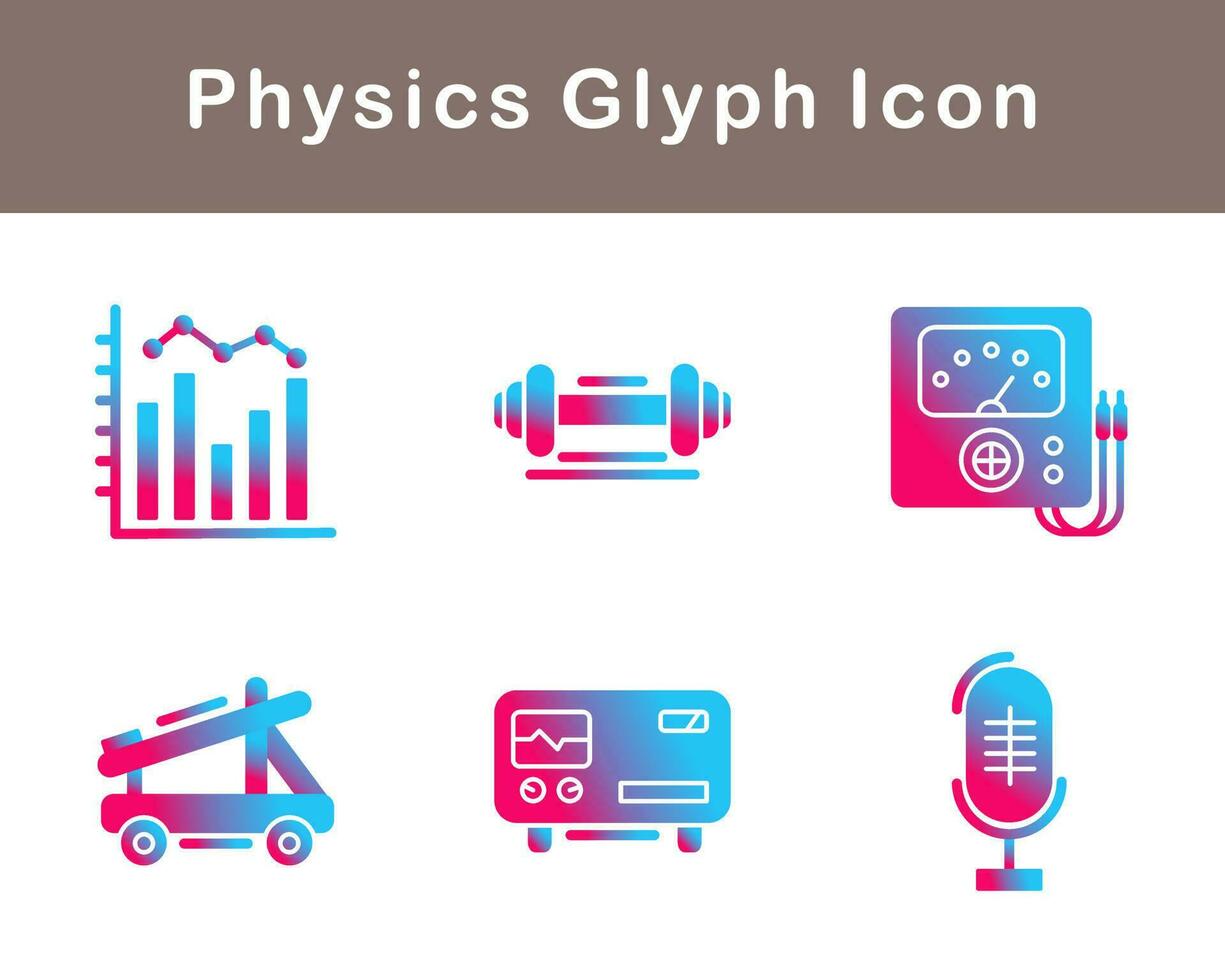 Physics Vector Icon Set