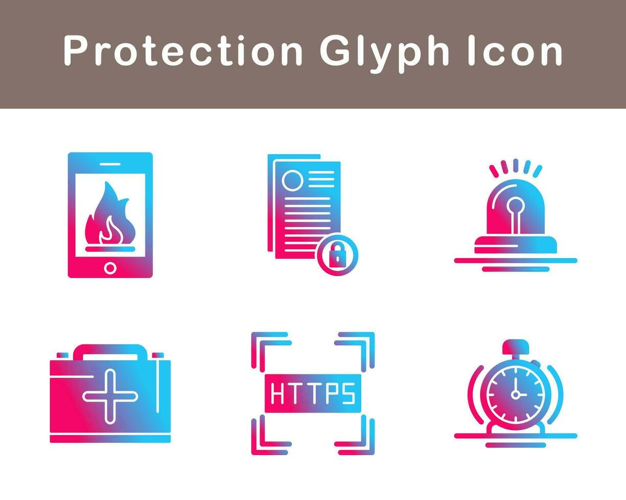 Protection Vector Icon Set