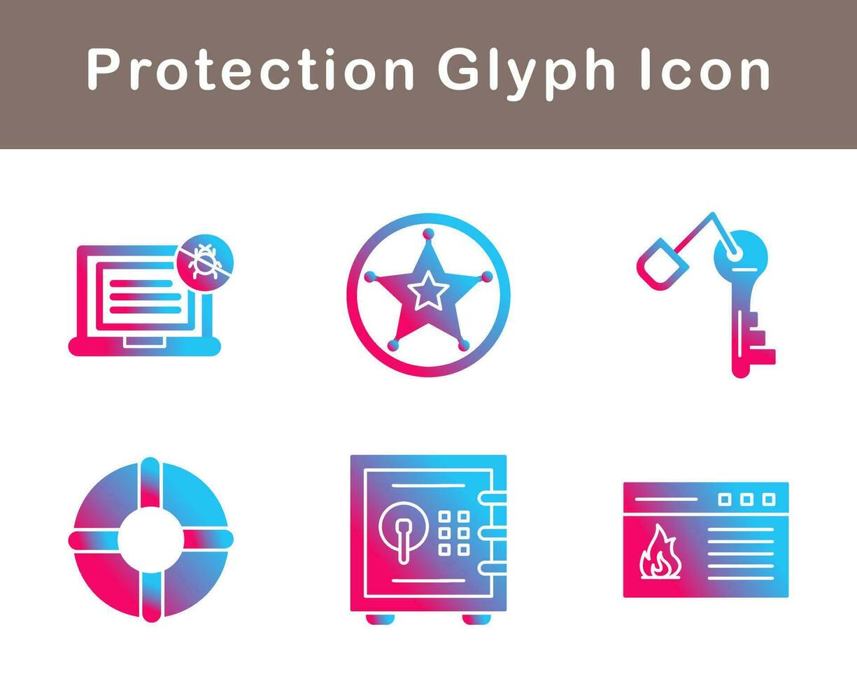 Protection Vector Icon Set