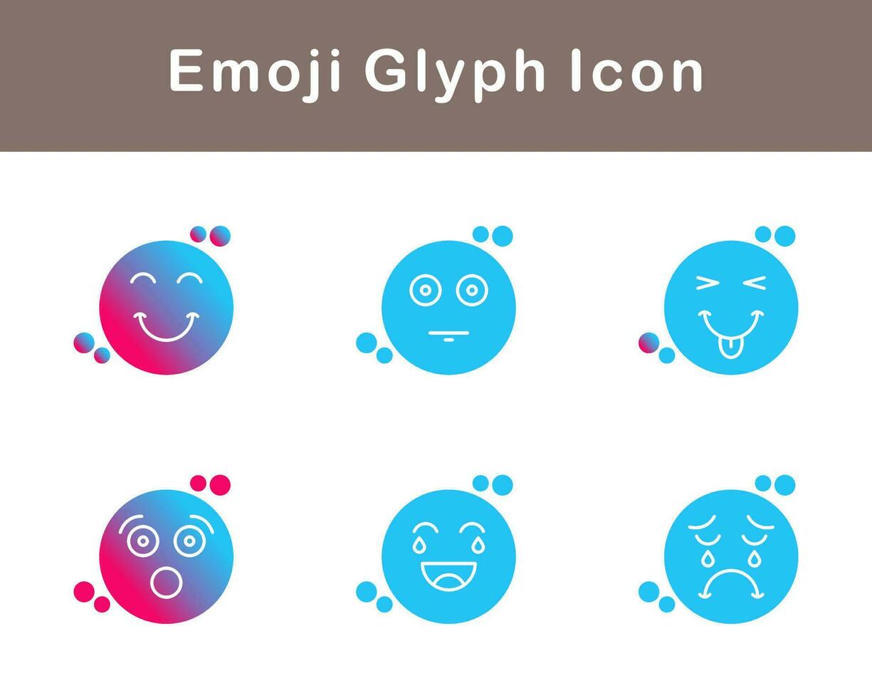 emoji vector icono conjunto