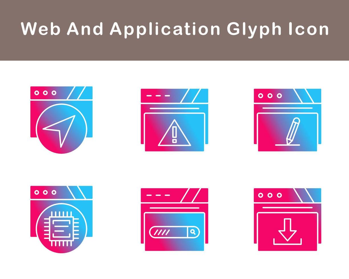 Web And Application Vector Icon Set