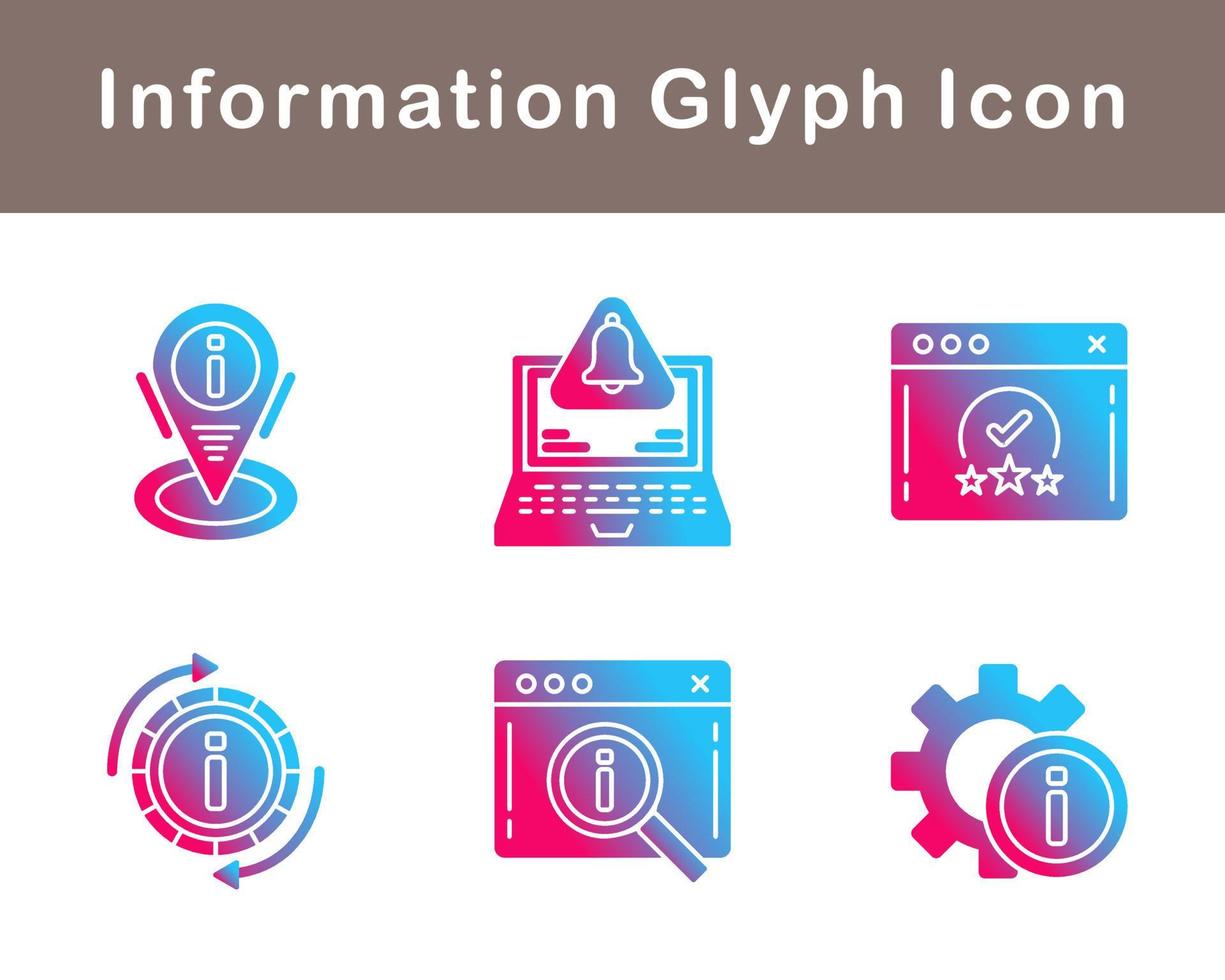 Information Vector Icon Set