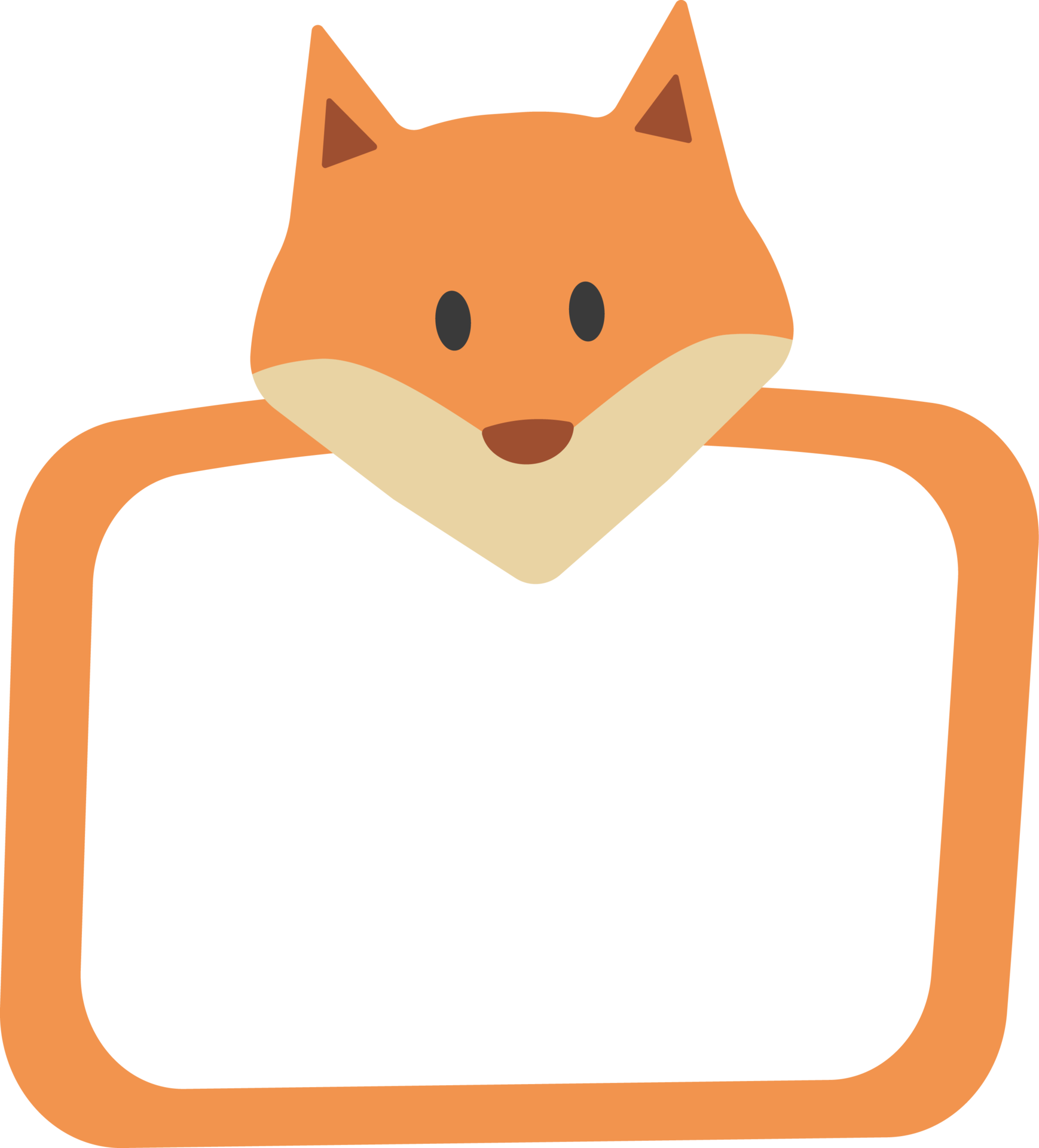 fox face, frames animal face. 20647507 PNG