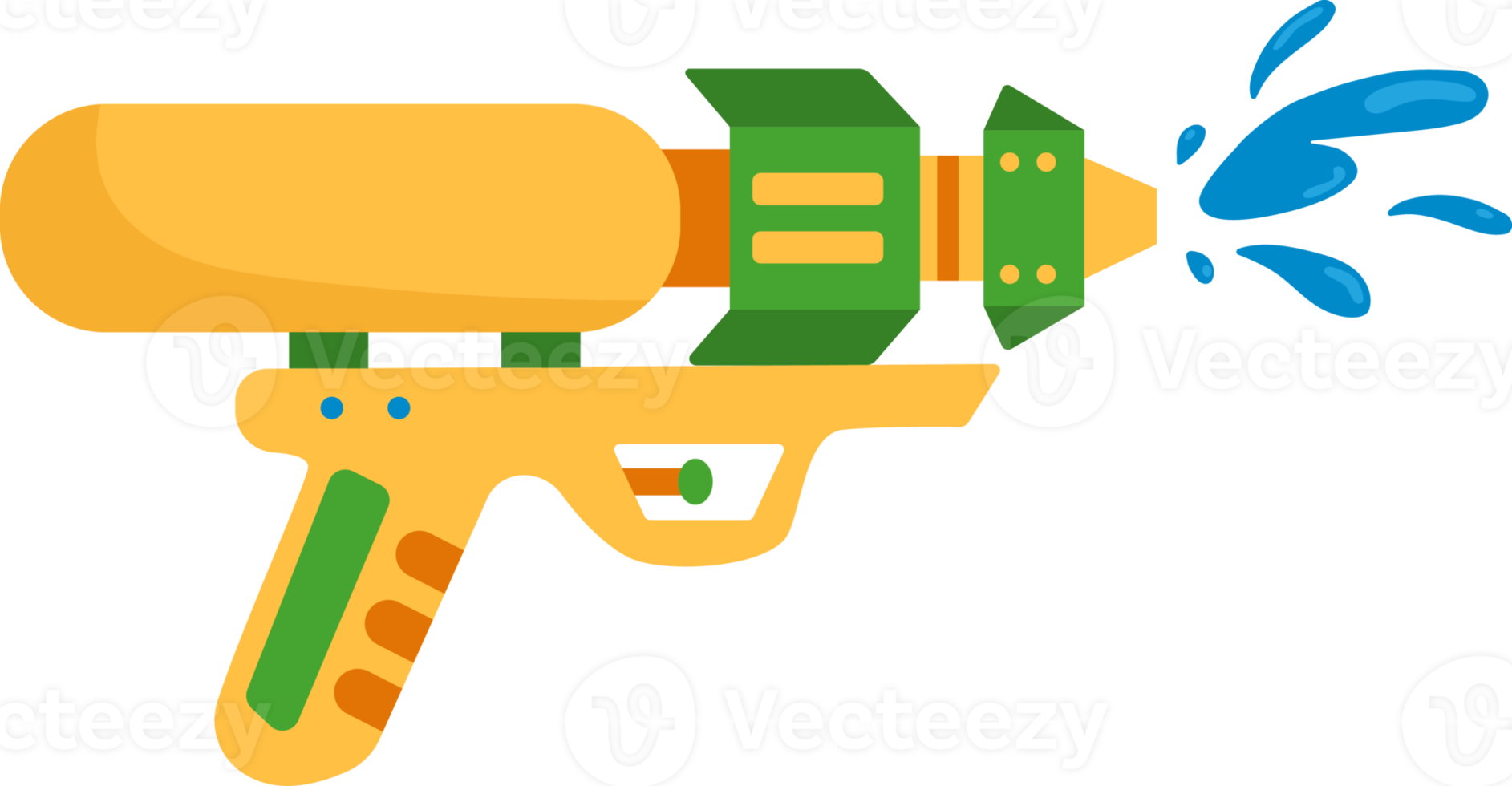 vatten pistol, songkran festival element. png