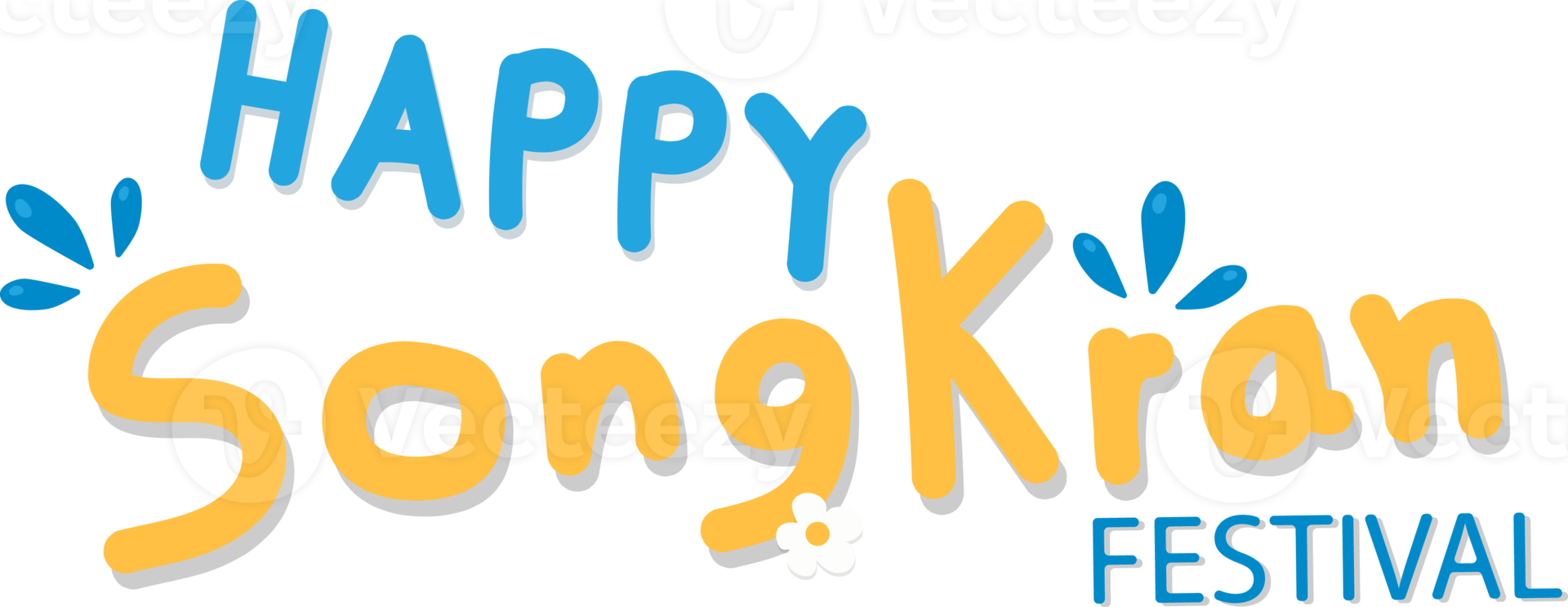 Happy Song Kran Festival, Songkran day. png