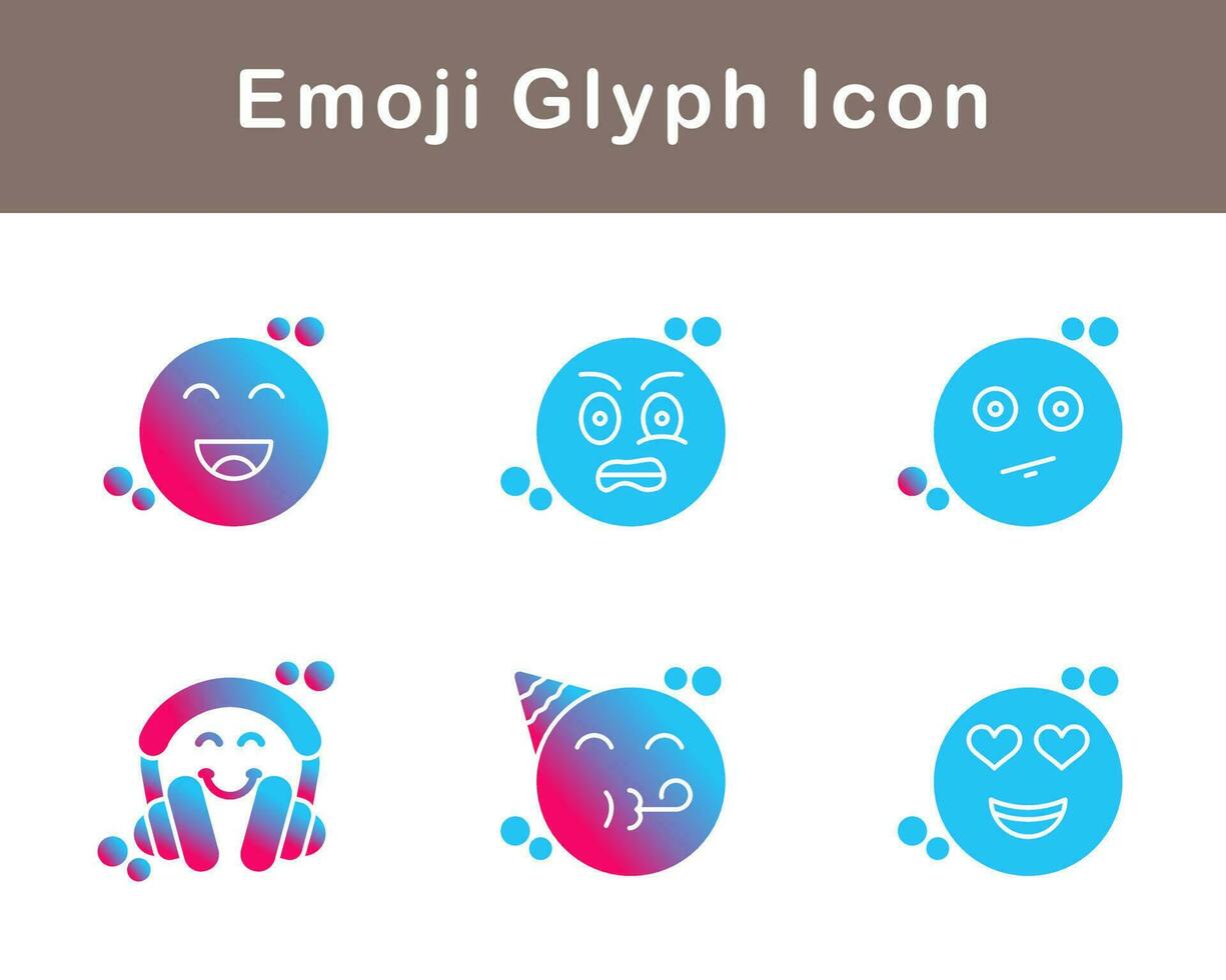 emoji vector icono conjunto