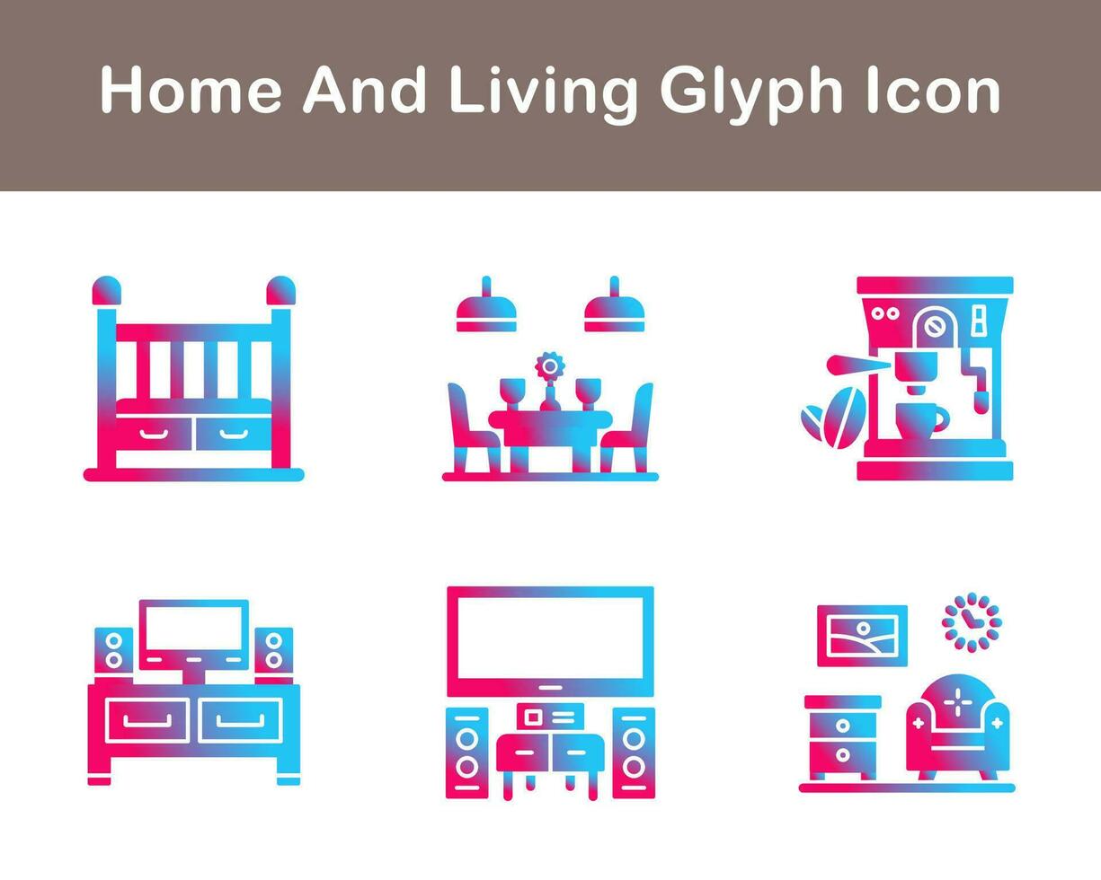 Home And Living Vector Icon Set