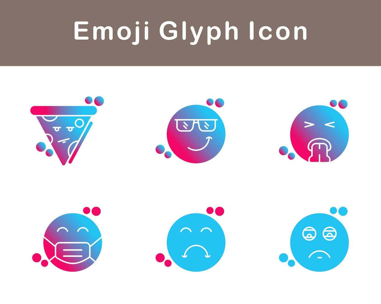 emoji vector icono conjunto