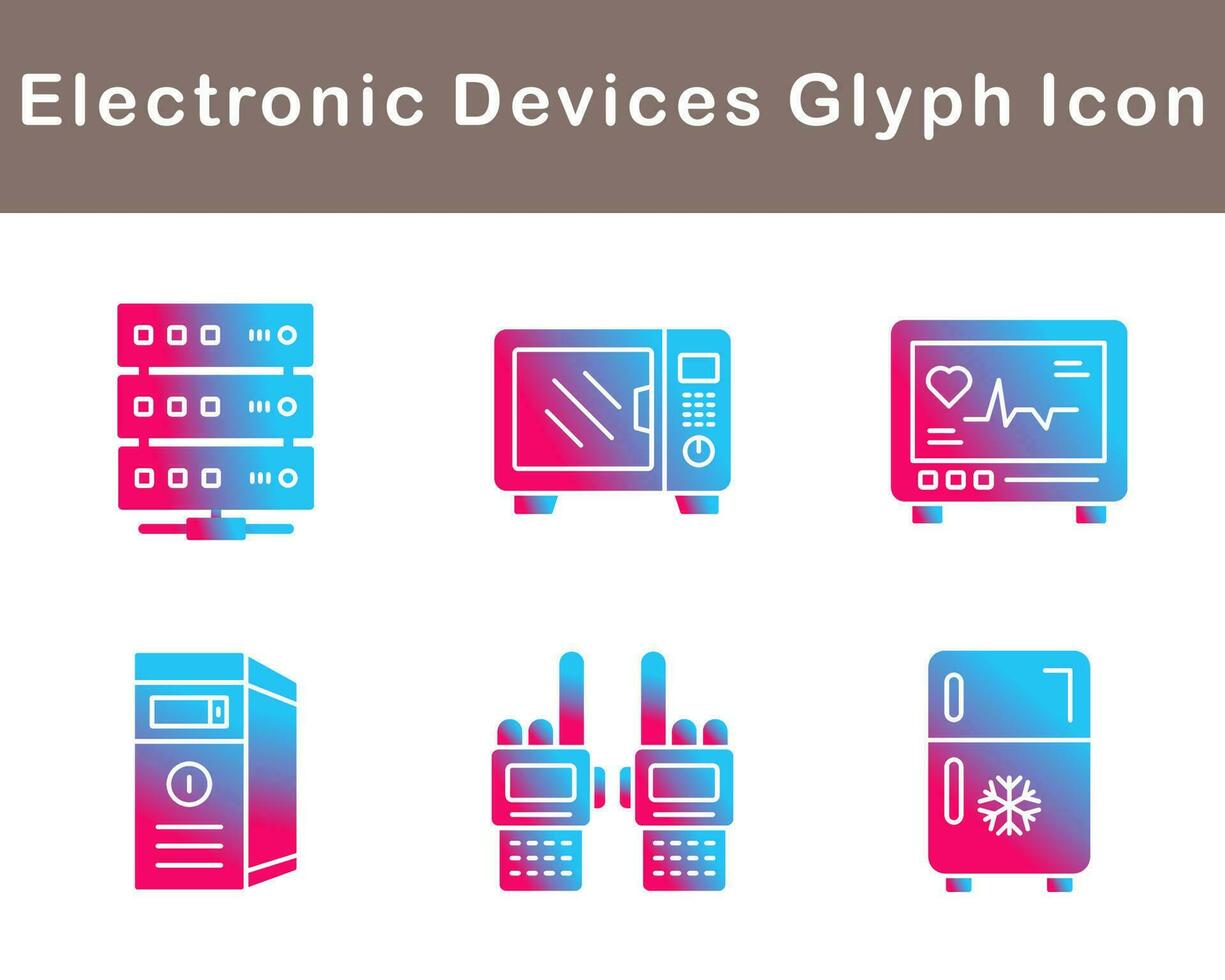 Electronic Devices Vector Icon Set