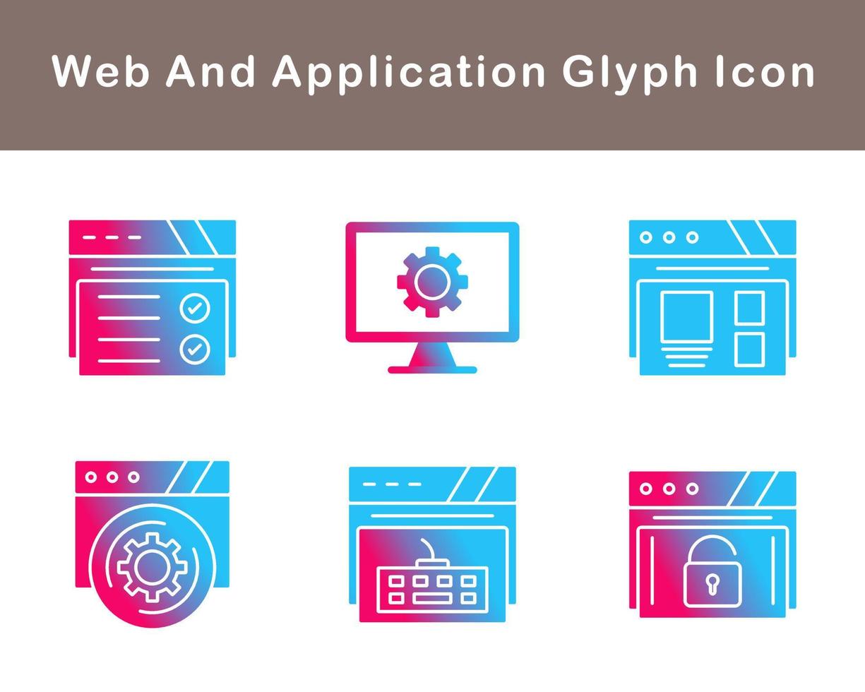 Web And Application Vector Icon Set