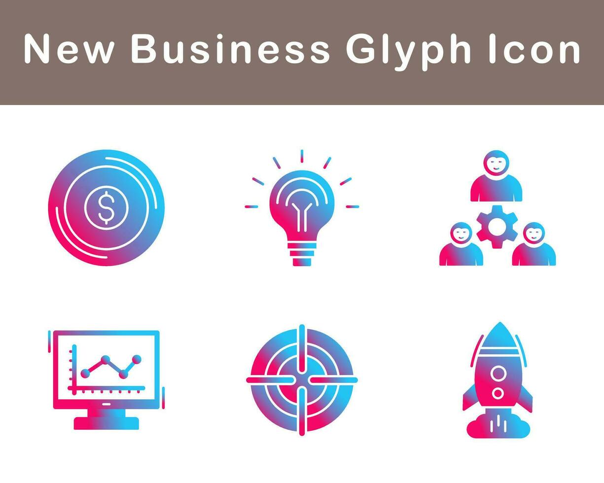 New Business Vector Icon Set