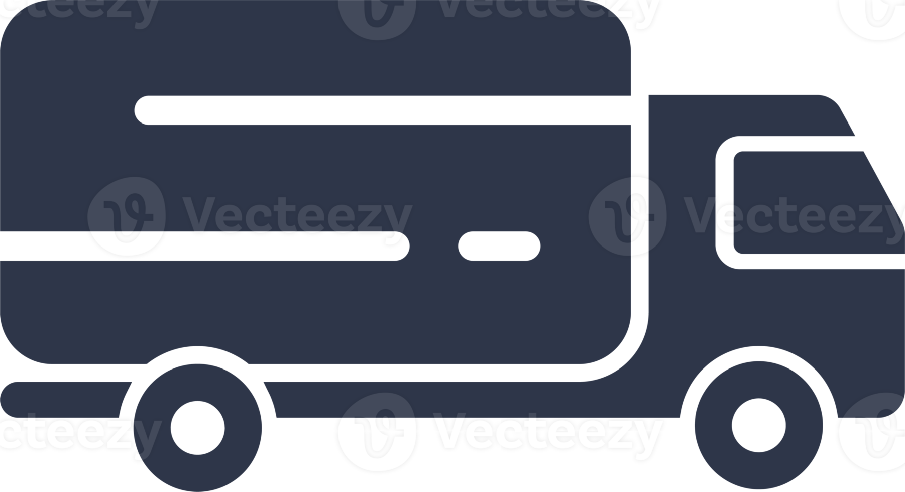 Delivery truck icon in black colors. Cargo signs illustration. png