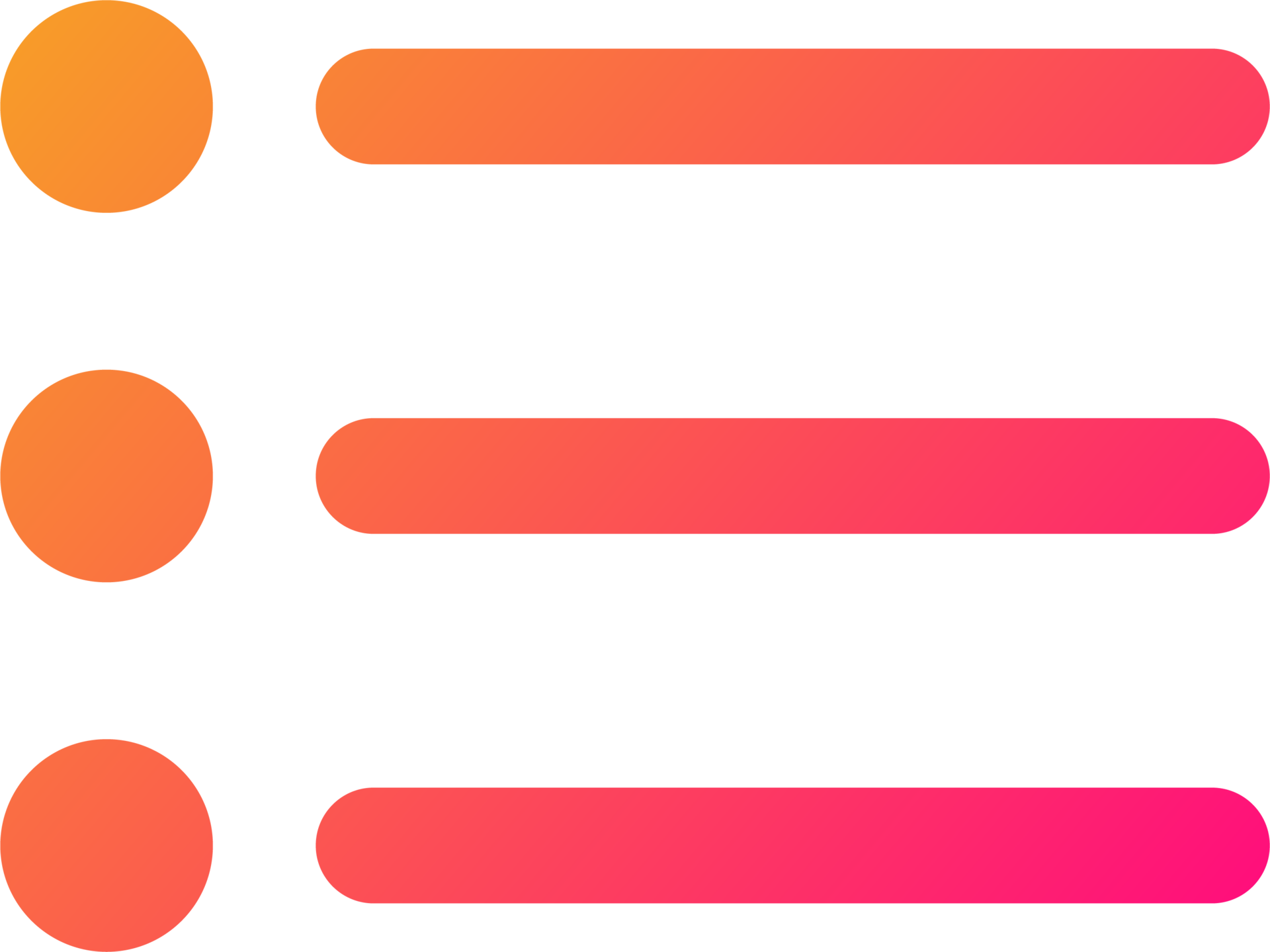 Website navigation icon in gradient colors. More menu signs ...