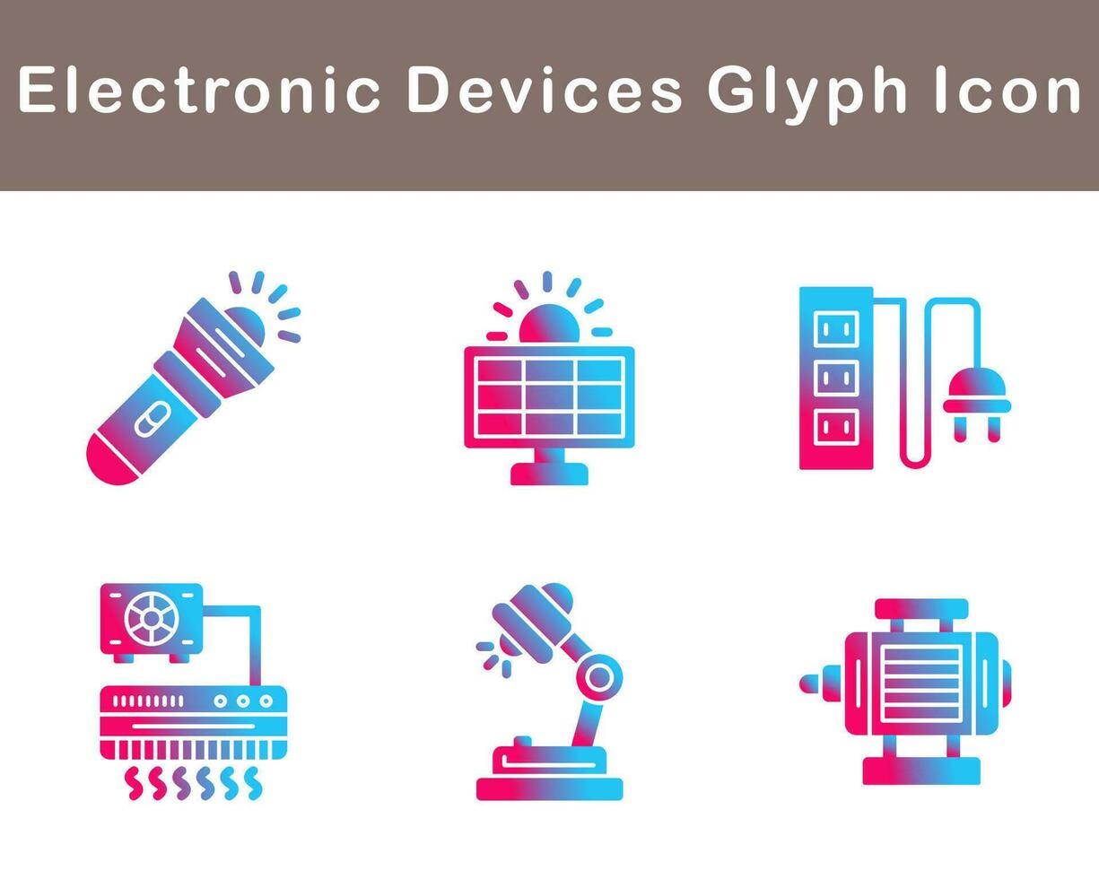 electrónico dispositivos vector icono conjunto