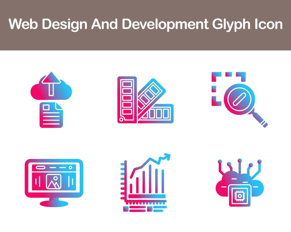 Web Design And Development Vector Icon Set