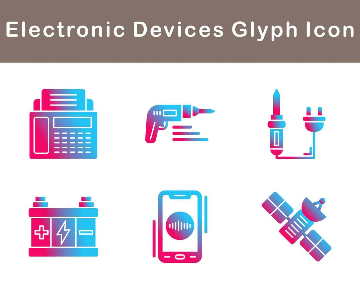 Electronic Devices Vector Icon Set