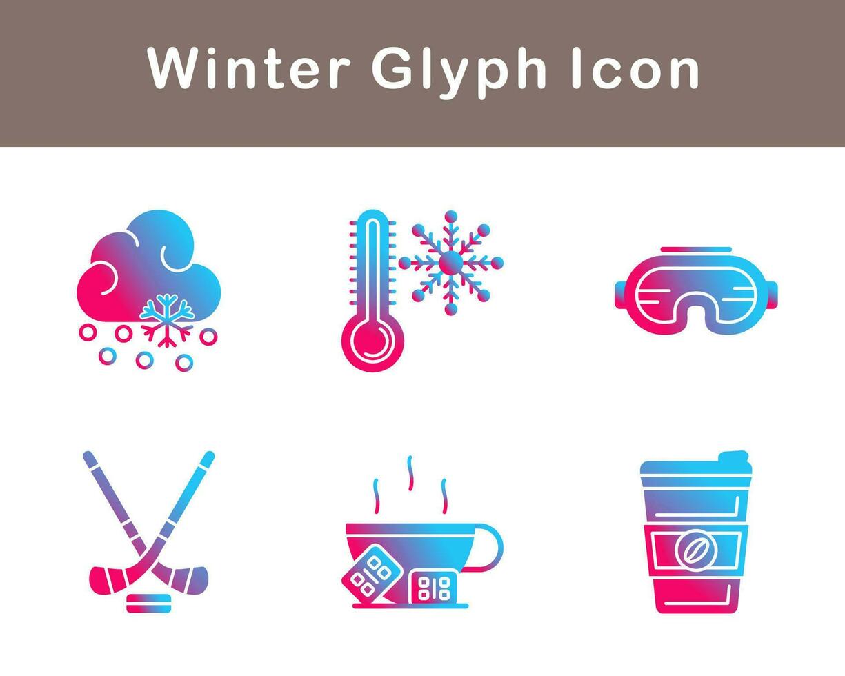 Winter Vector Icon Set