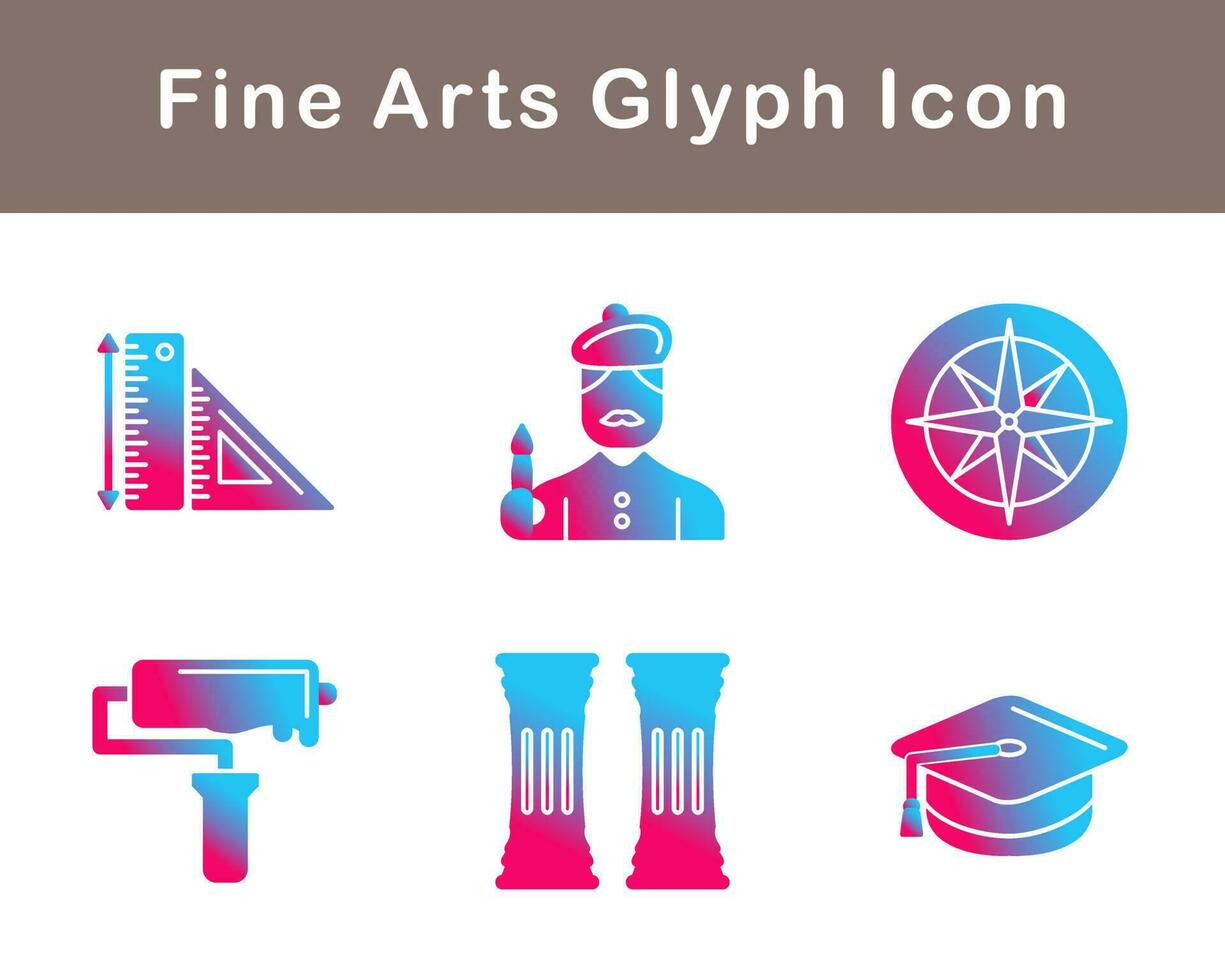 Fine Arts Vector Icon Set