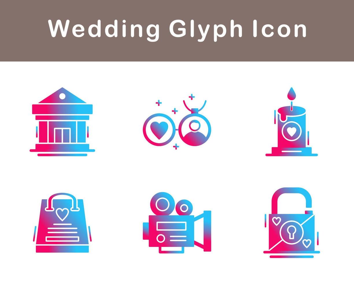 Wedding Vector Icon Set