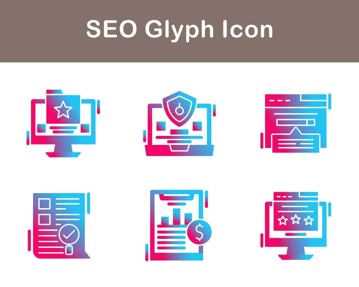 SEO Vector Icon Set