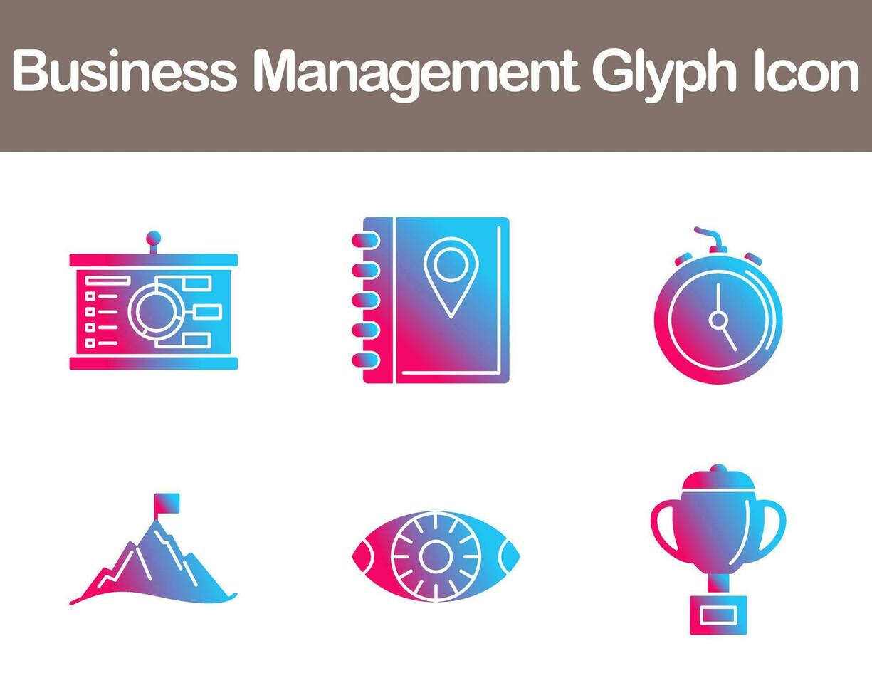 Business Management Vector Icon Set