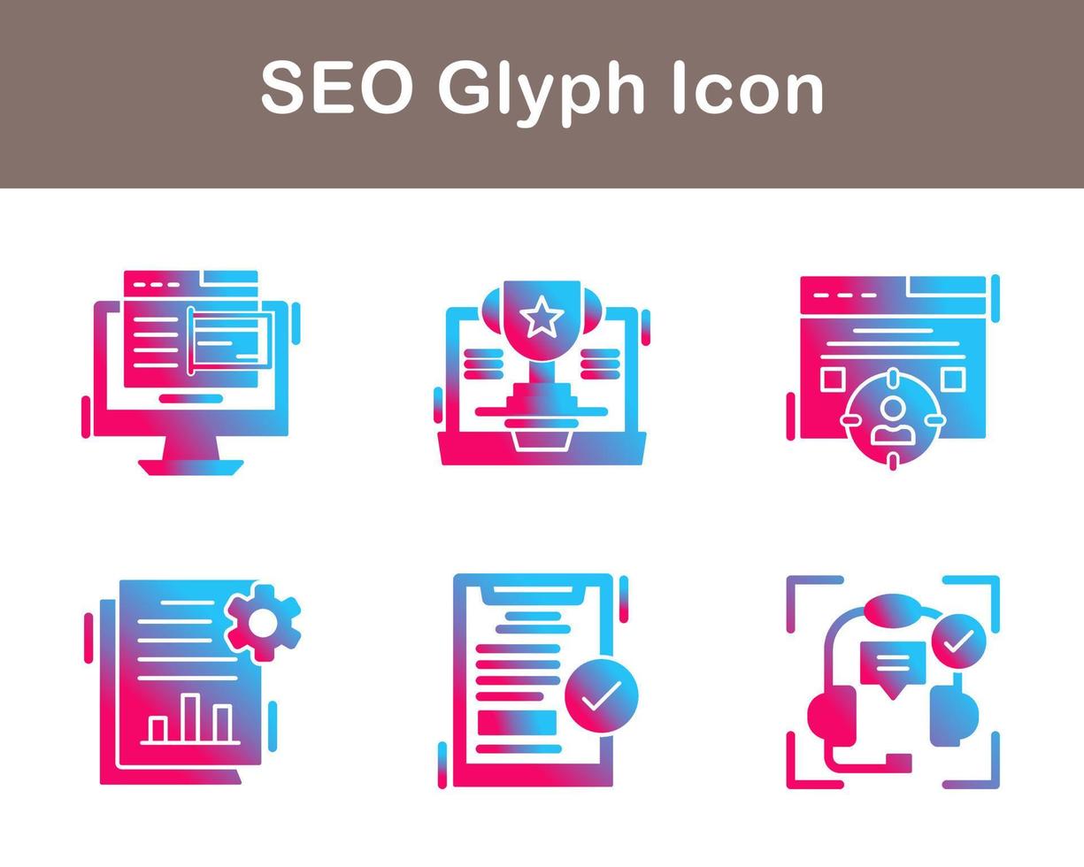 SEO Vector Icon Set