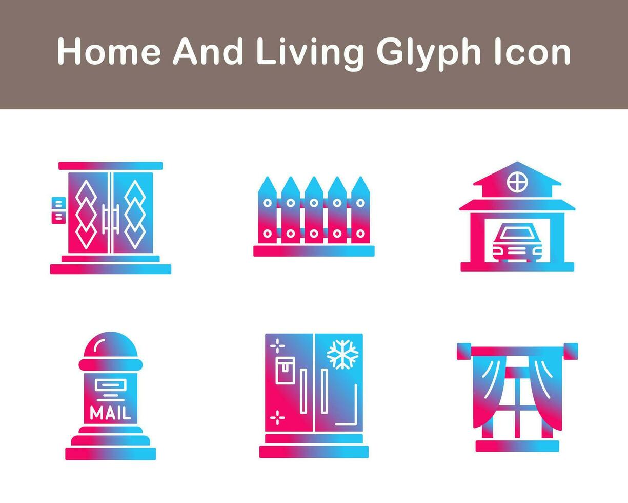 Home And Living Vector Icon Set