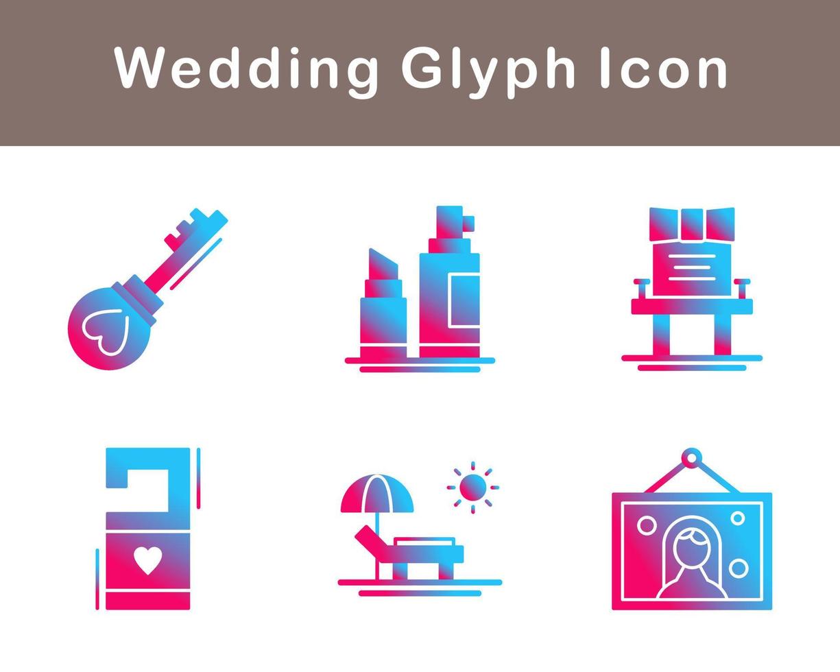 Wedding Vector Icon Set