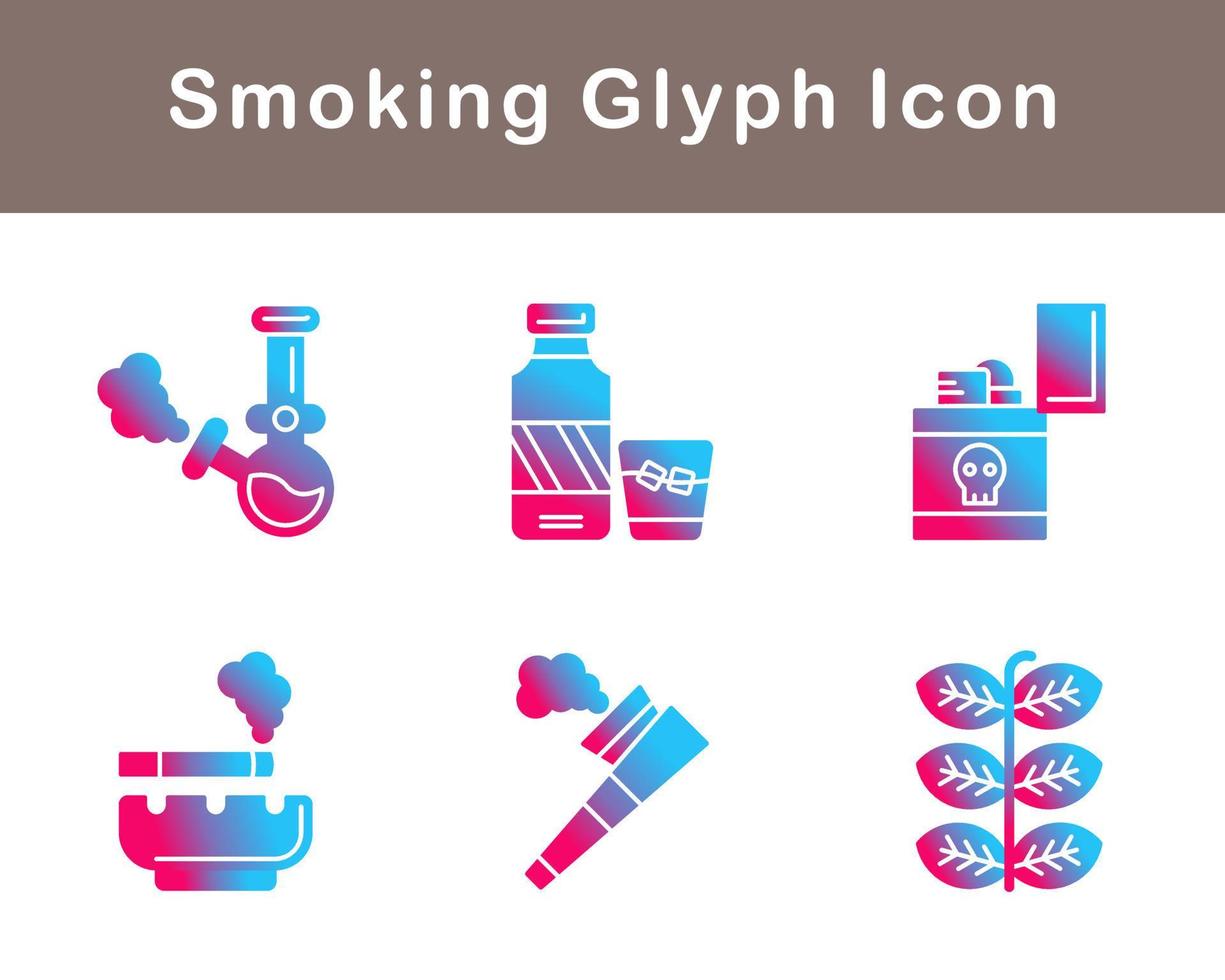 Smoking Vector Icon Set