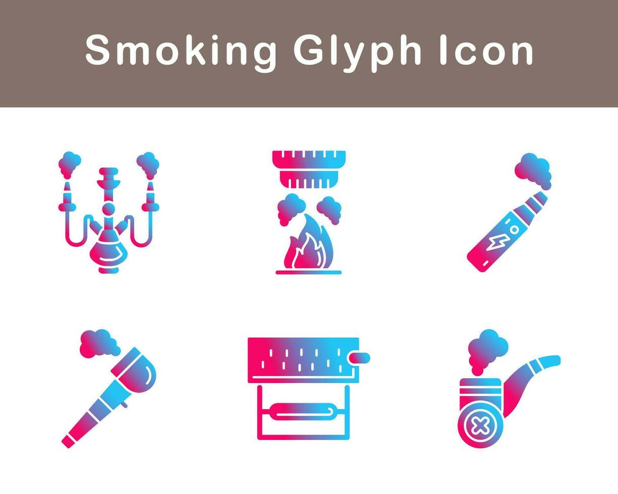 Smoking Vector Icon Set