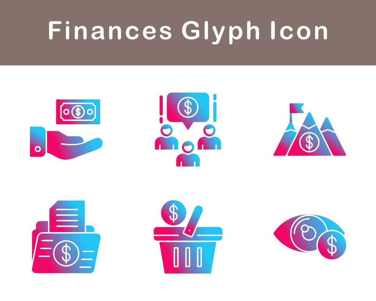 Finances Vector Icon Set