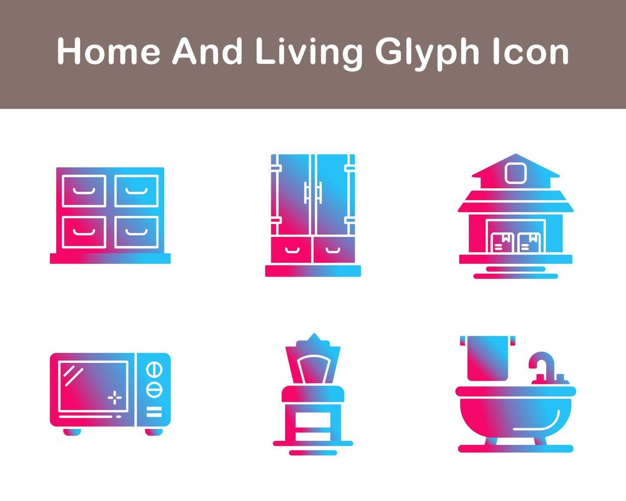 Home And Living Vector Icon Set