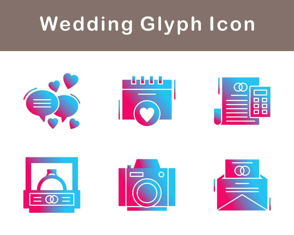 Wedding Vector Icon Set