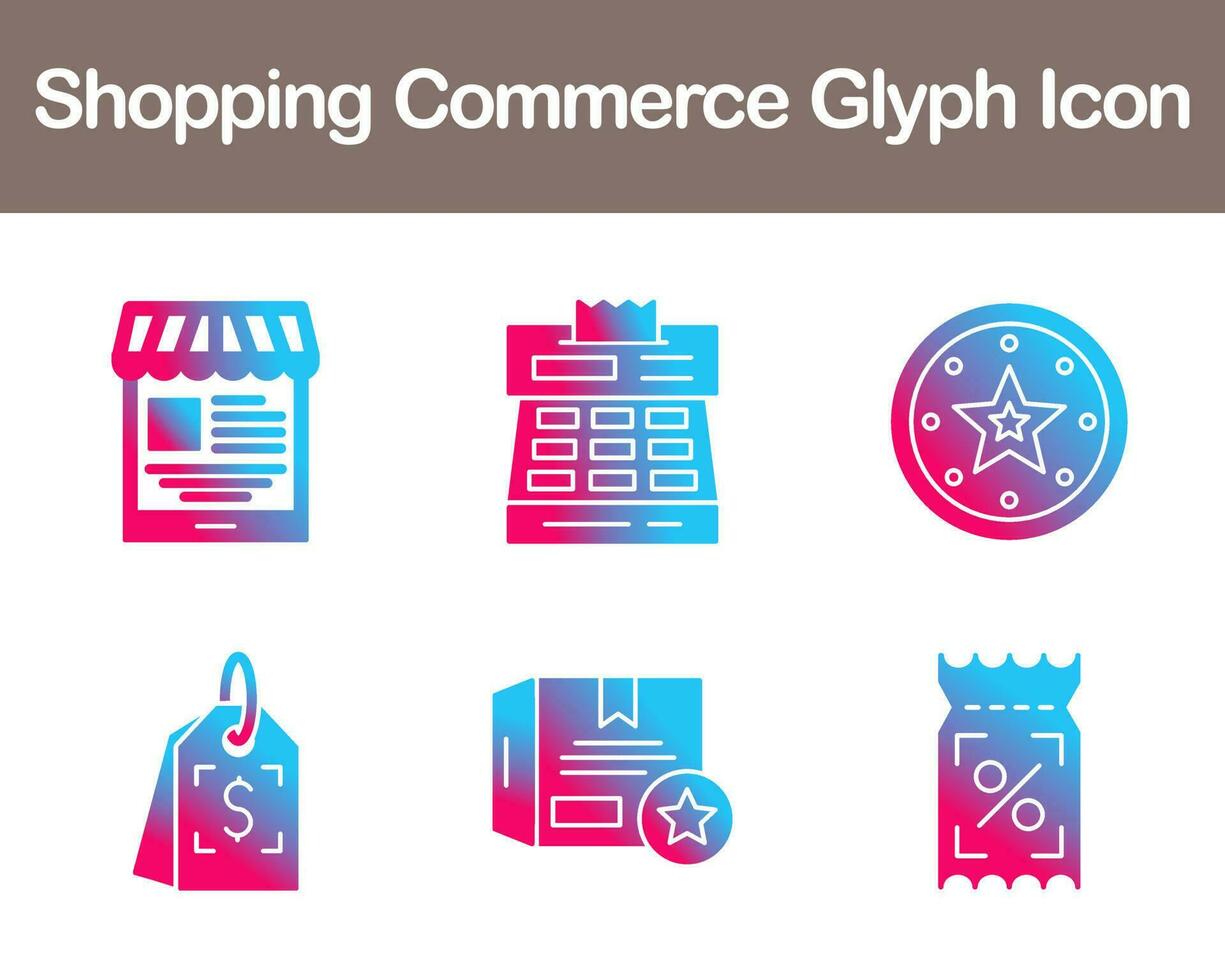 Shopping Commerce Vector Icon Set