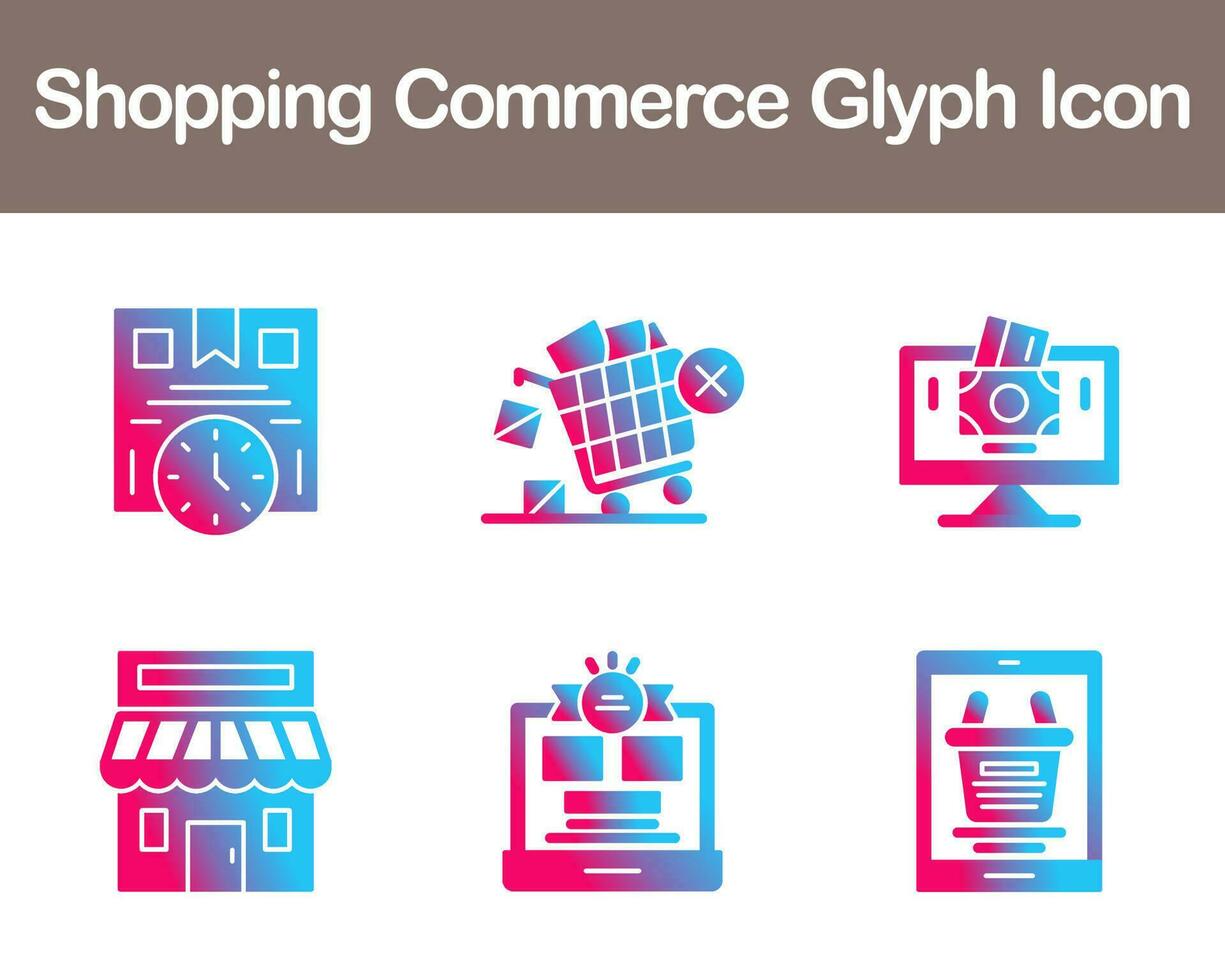 Shopping Commerce Vector Icon Set