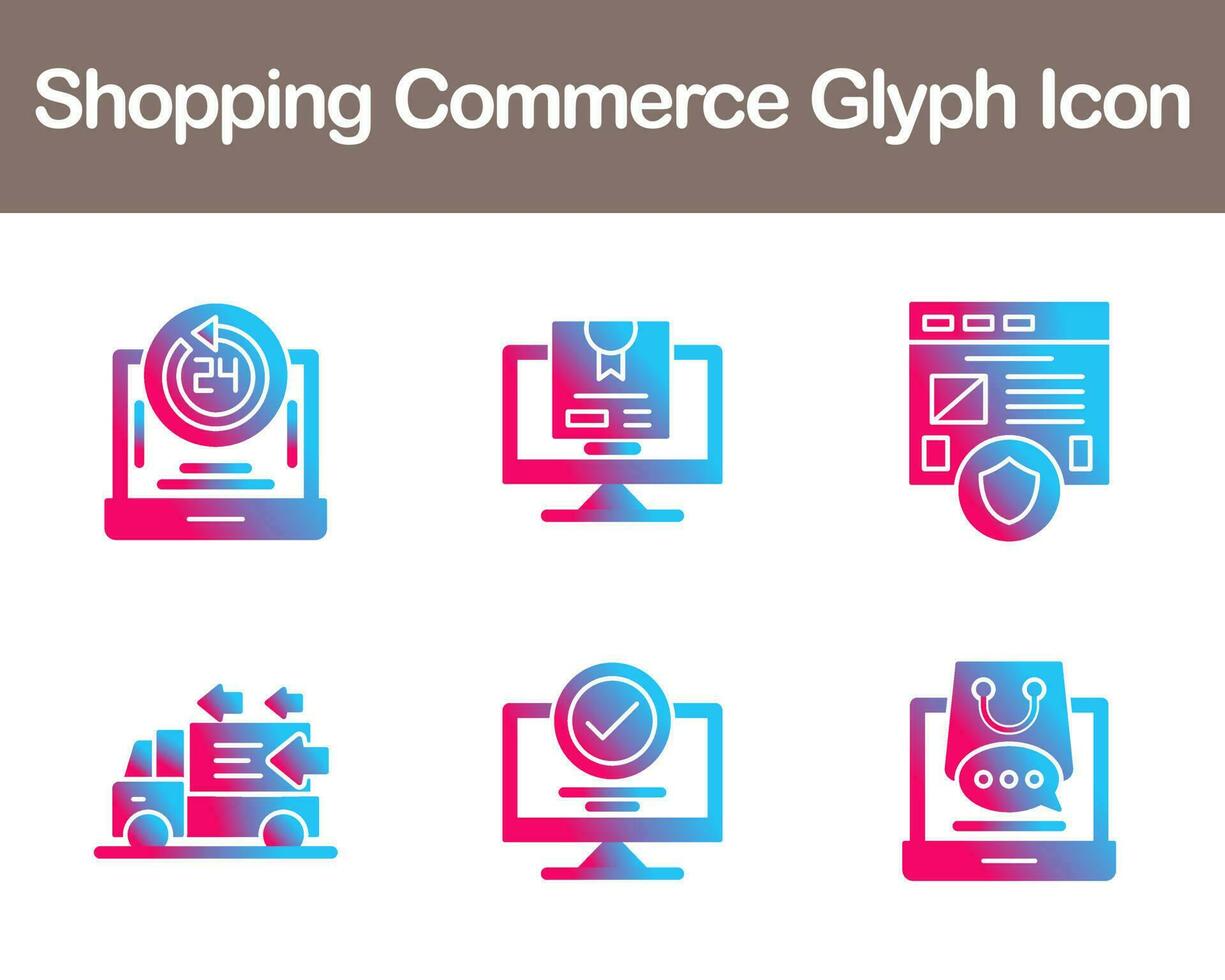 Shopping Commerce Vector Icon Set