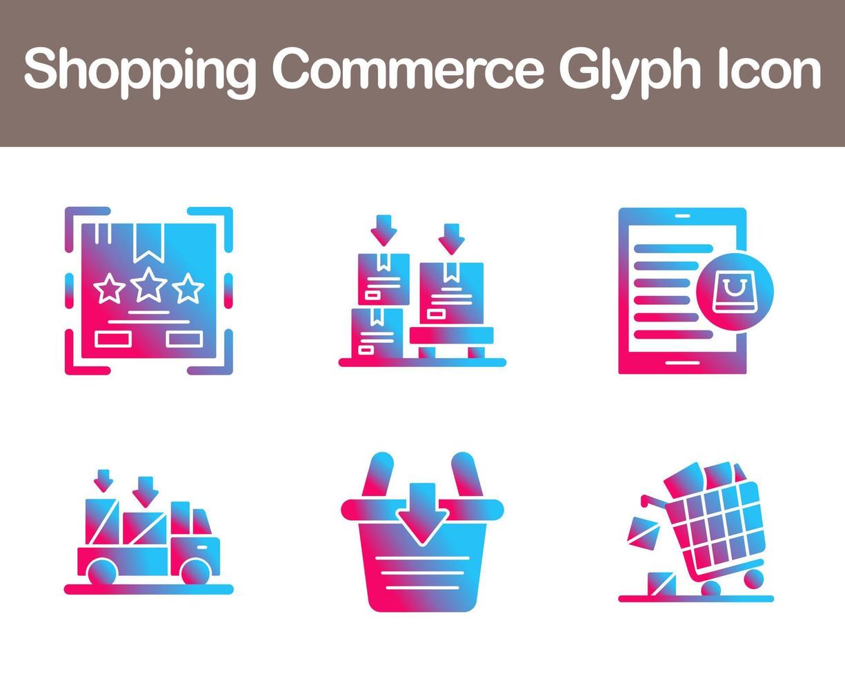 Shopping Commerce Vector Icon Set